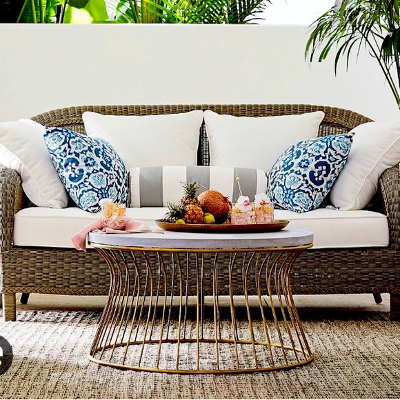 Pottery Barn Outdoor Bolster Pillow🥰 - Picture 5 of 5